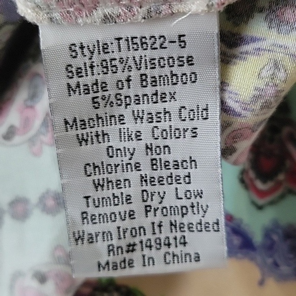 Johnny Was Multicolor Patchwork Tank Top - image 3